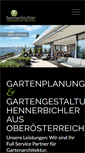 Mobile Screenshot of garten-hennerbichler.at