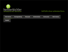 Tablet Screenshot of garten-hennerbichler.at